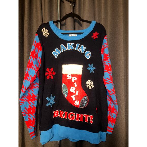 Ugly Christmas Sweater Xmas Size XL NWT - Picture 1 of 3